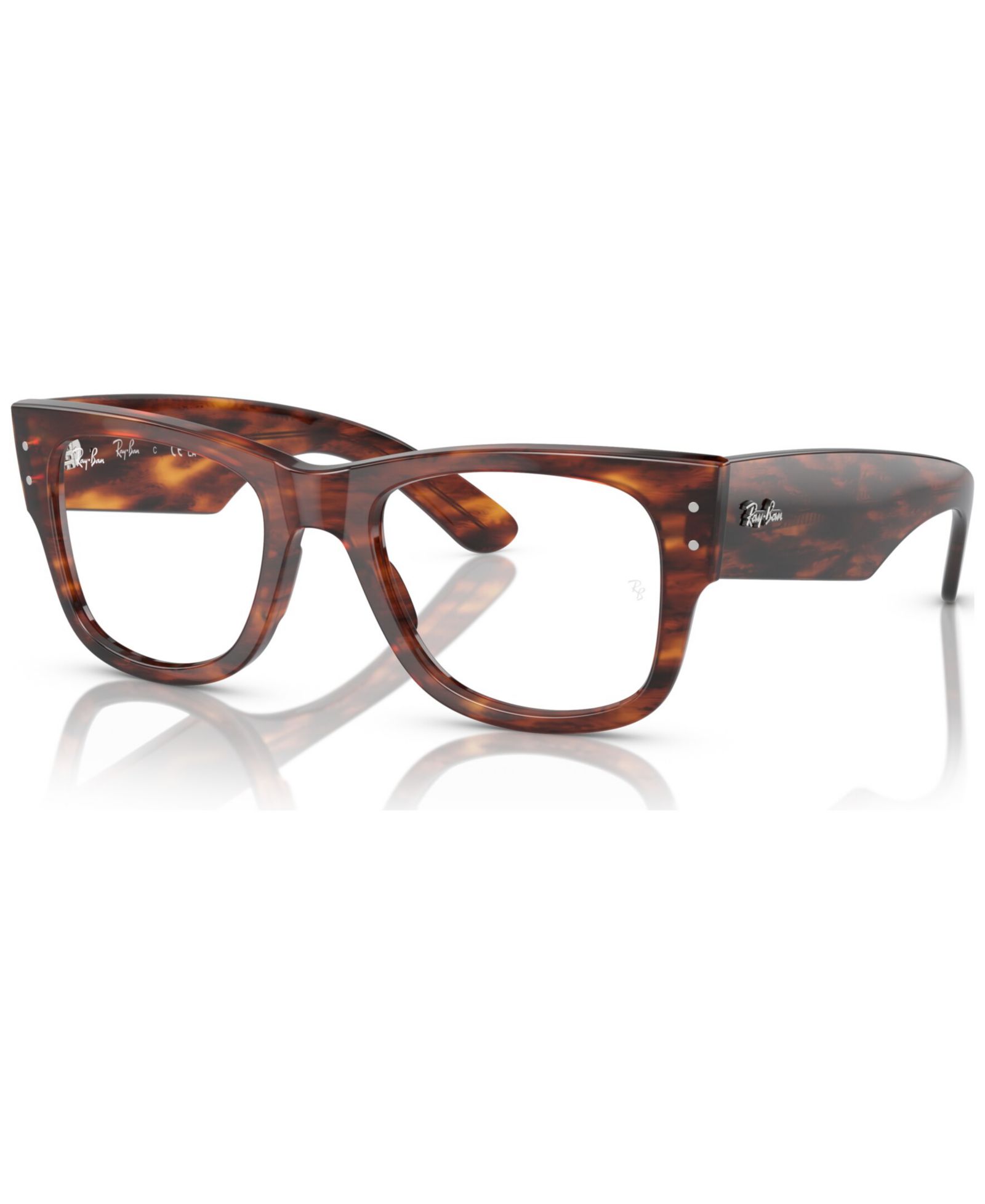 Ray-Ban Unisex Square Plastic RB0840V Mega Wayfarer Optics Eyeglasses