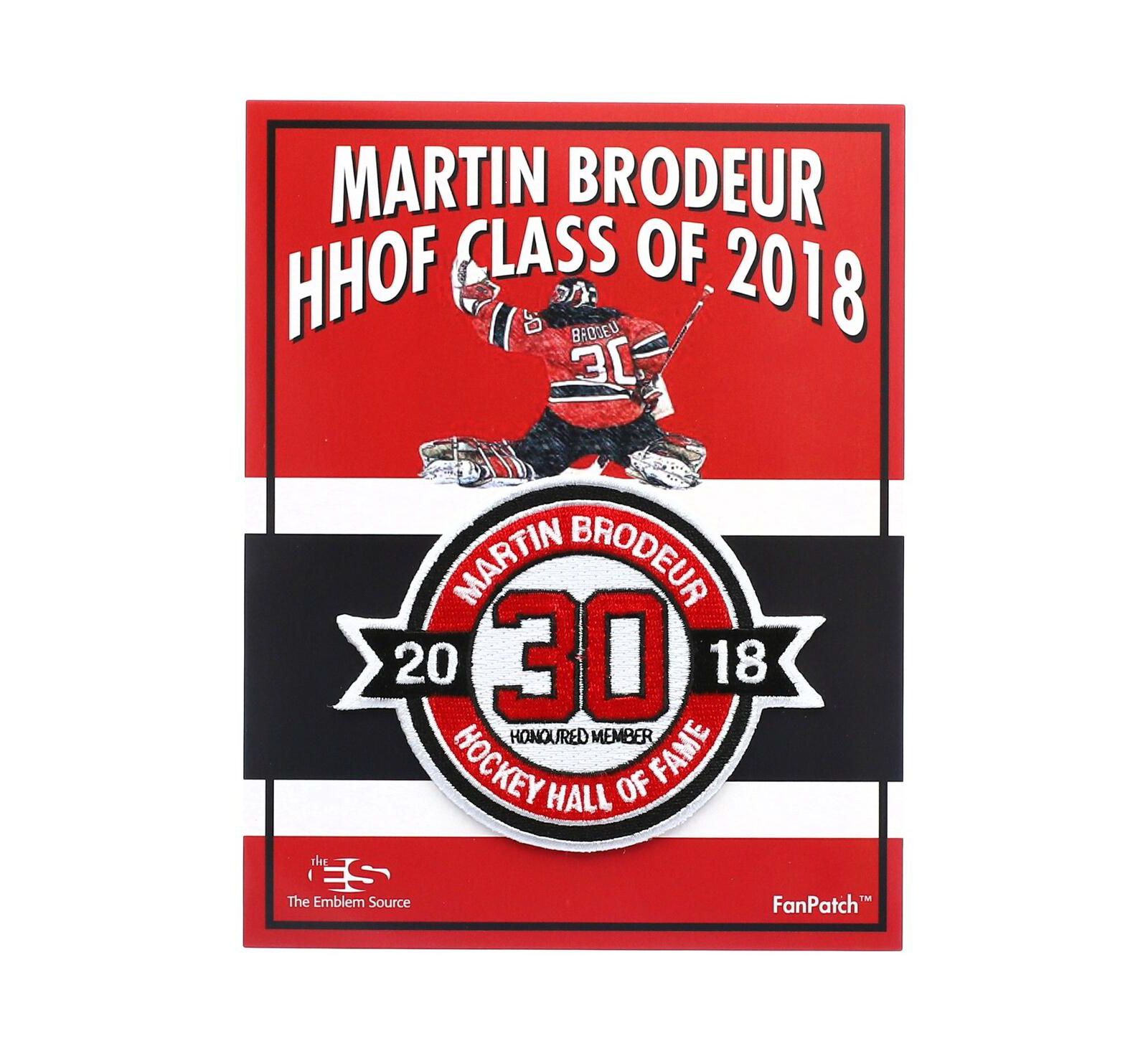 Martin Brodeur New Jersey Devils Hall of Fame Patch