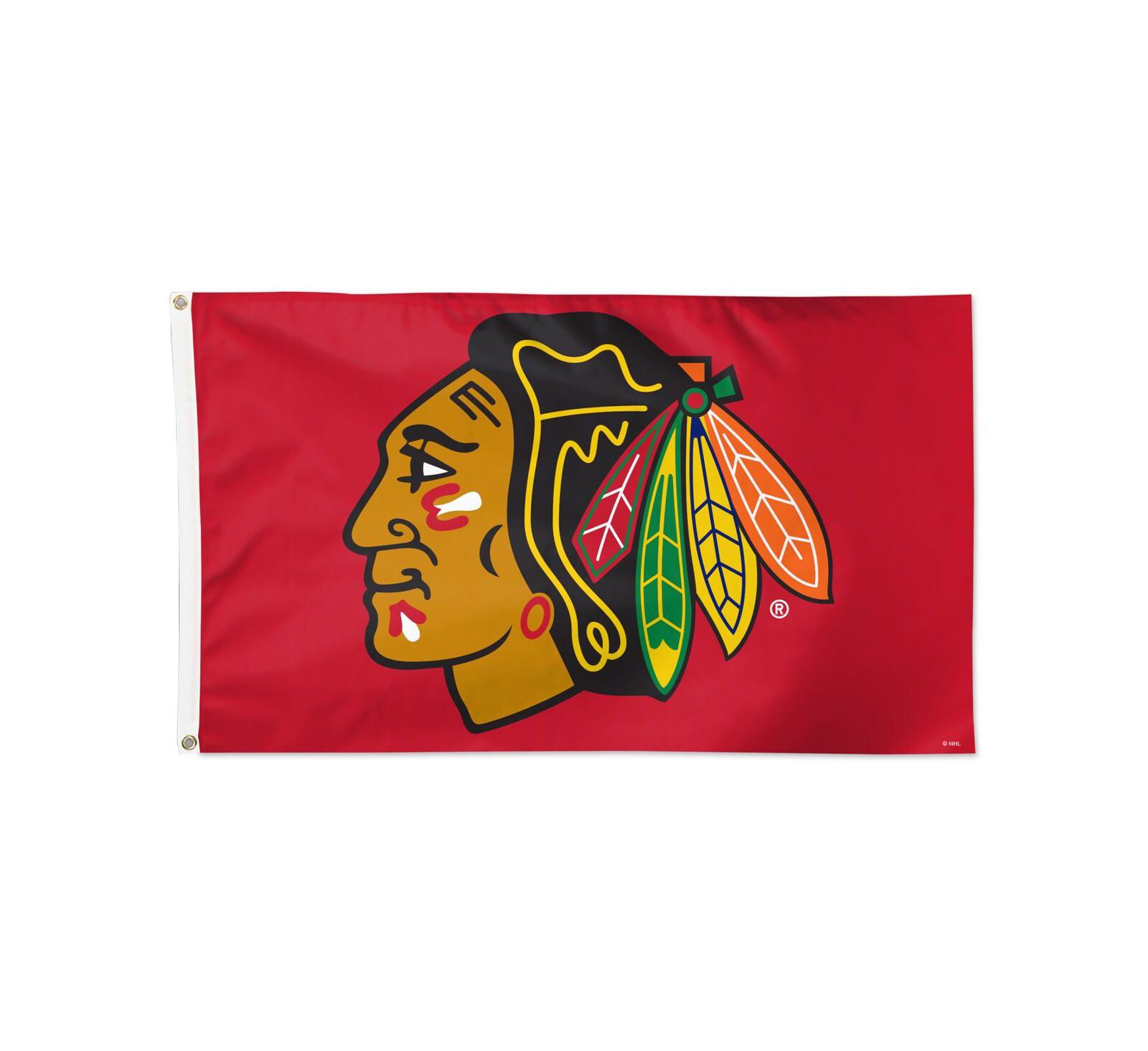 Флаг Wincraft Chicago Blackhawks 3' x 5' Primary Logo Single-Sided