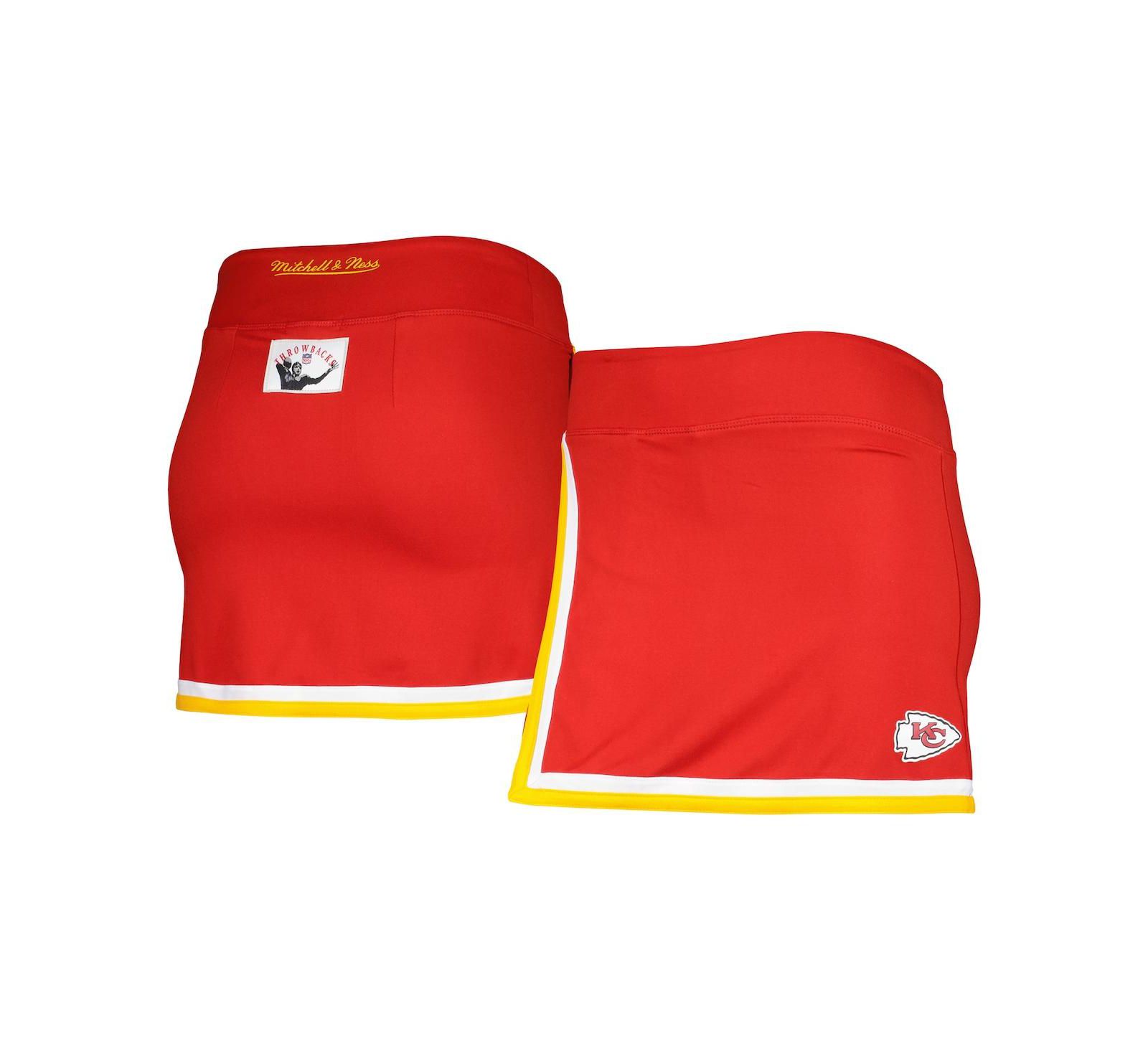 Women's Mitchell & Ness Red Kansas City Chiefs Skort