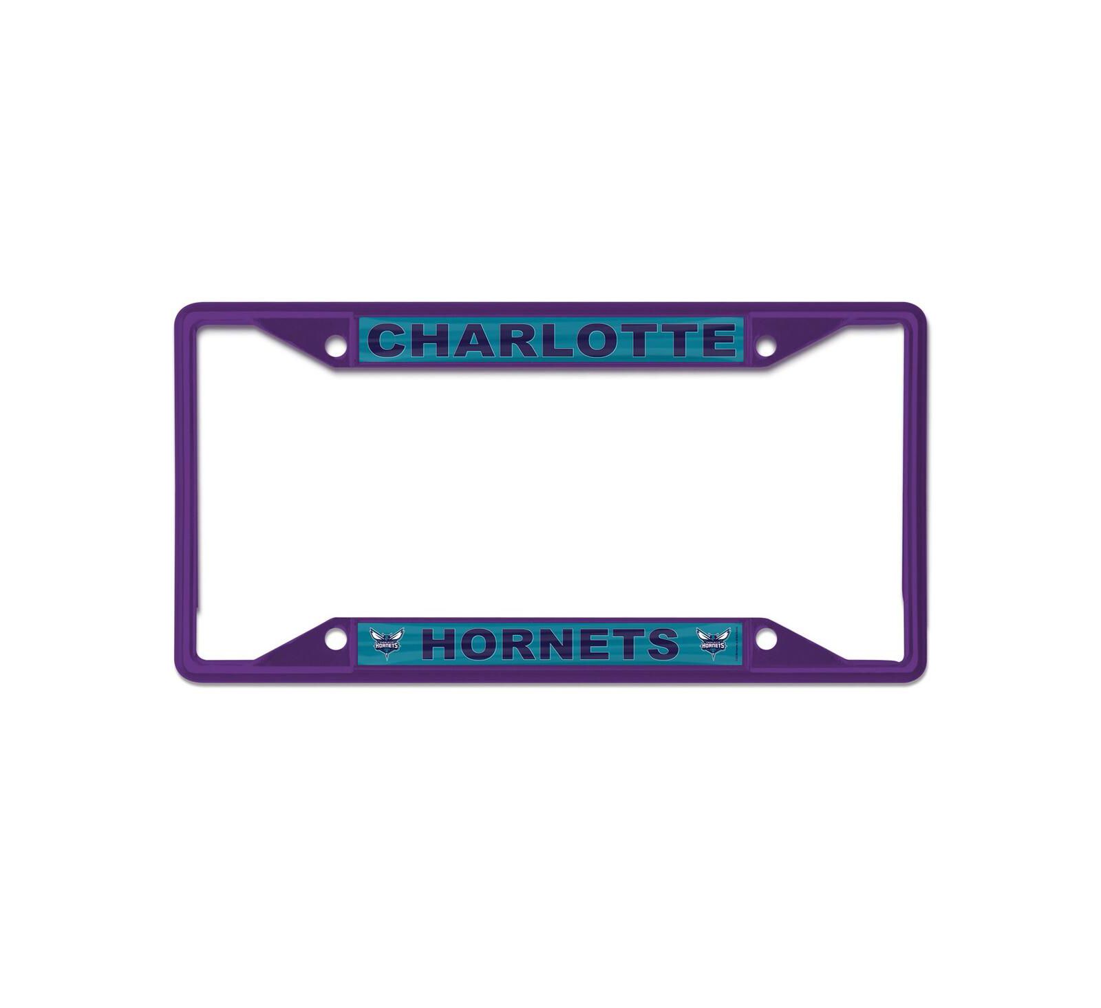 Wincraft Charlotte Hornets Chrome Color License Plate Frame