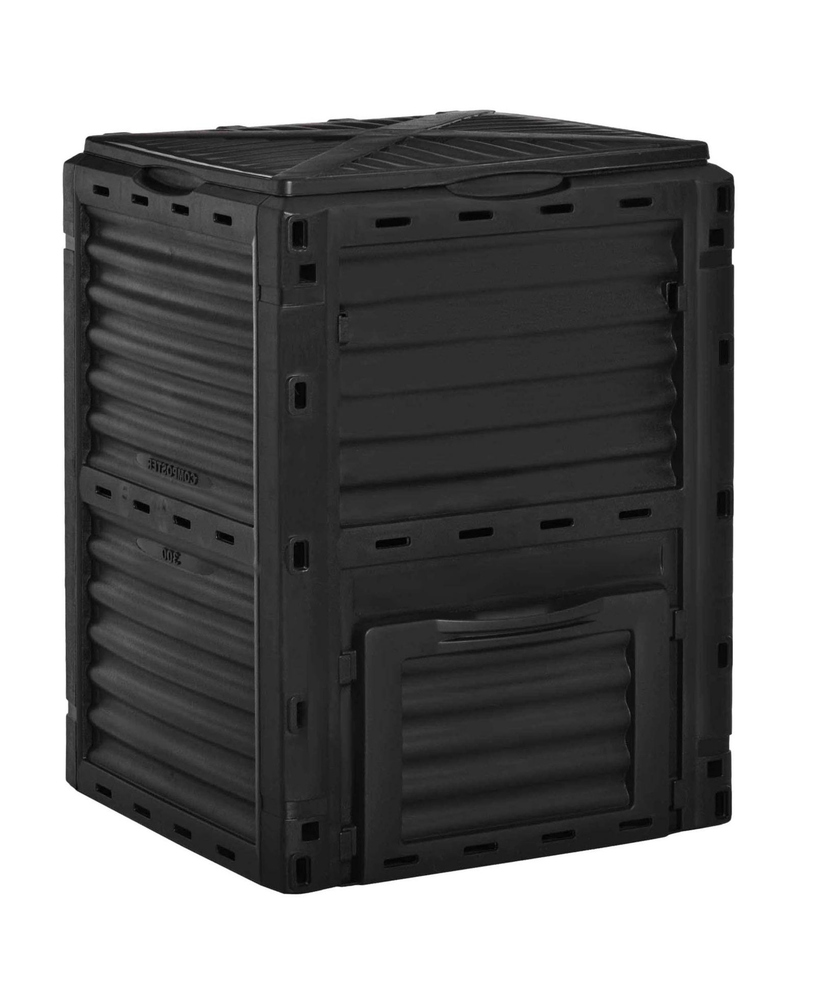 Outsunny Garden Compost Bin 80 Gallon Outdoor Compost Container,