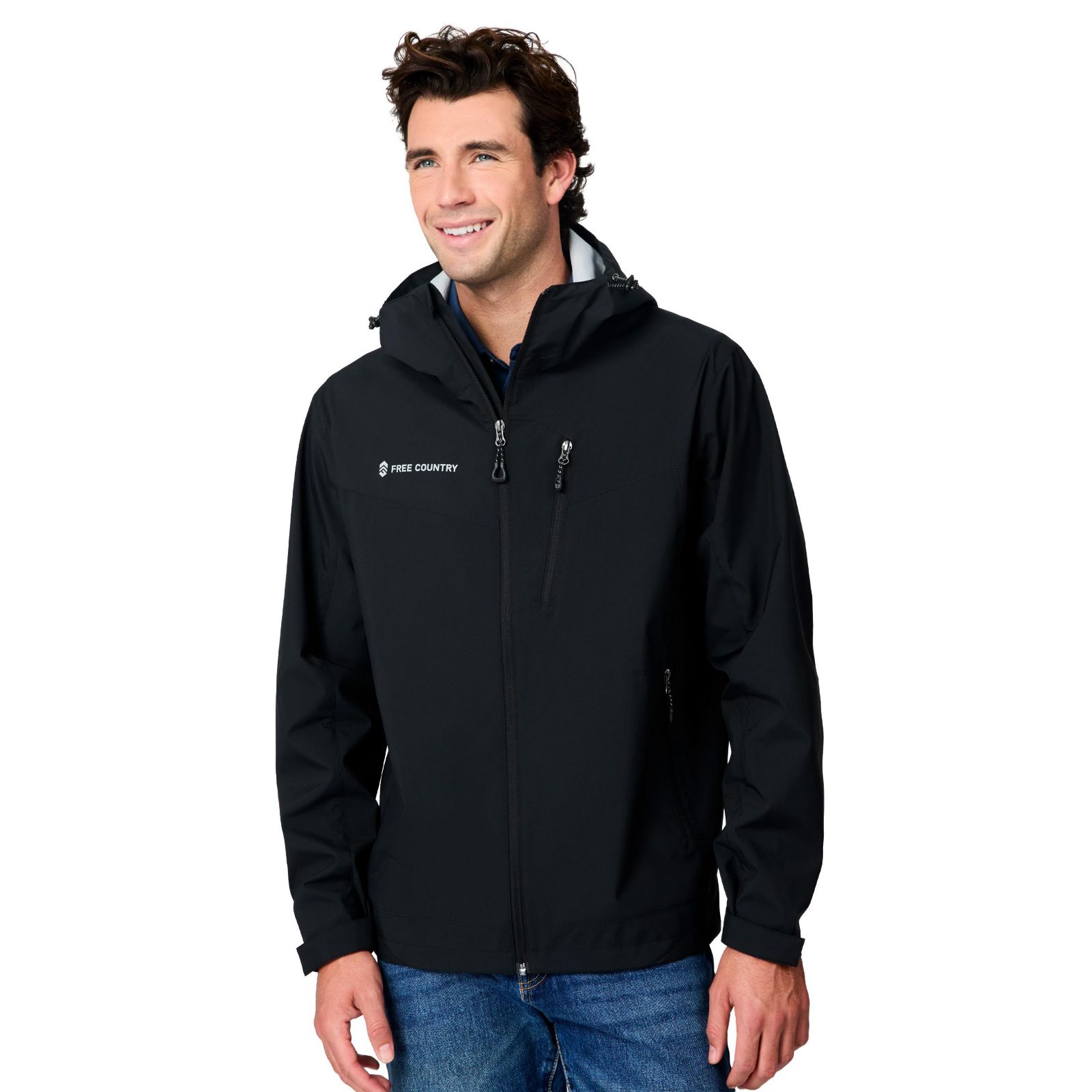 Free Country Мужская ветровка Hydro Lite X2O Status Rain Jacket
