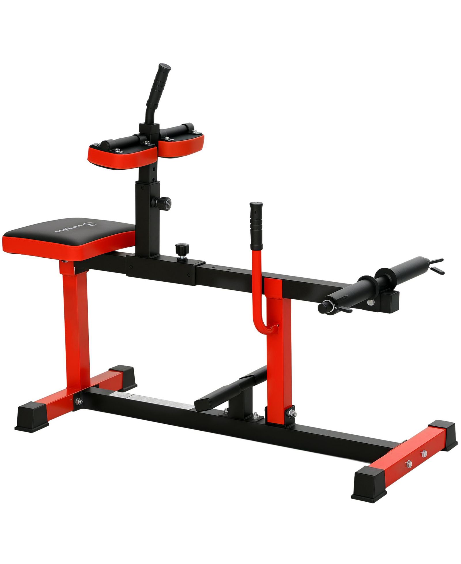Soozier Seated Calf Raise Thighs Lower Leg Exercise Machine for Home Gym,