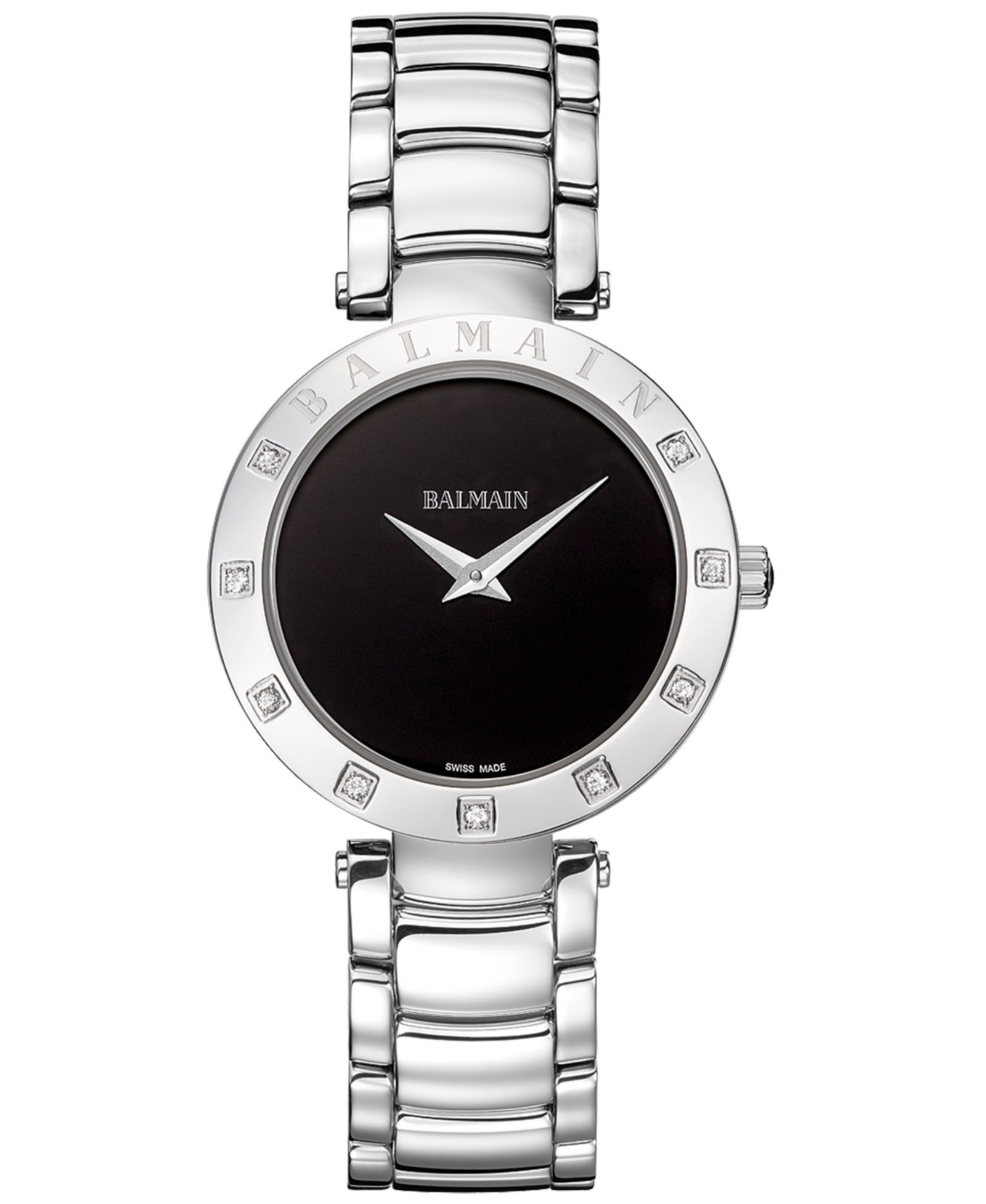 Женские часы Balmain Swiss Balmainia Bijou Diamond 33mm из нержавеющей стали