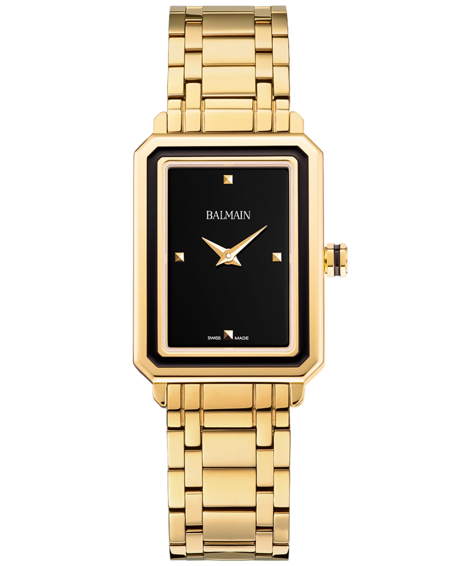 Balmain Женские часы Swiss Eirini Gold PVD Stainless Steel 25x33mm