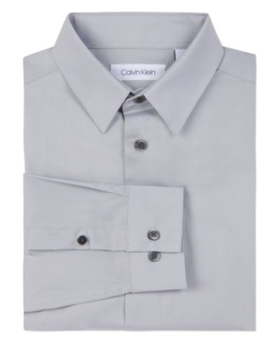 Calvin Klein Детская рубашка из хлопка Poplin