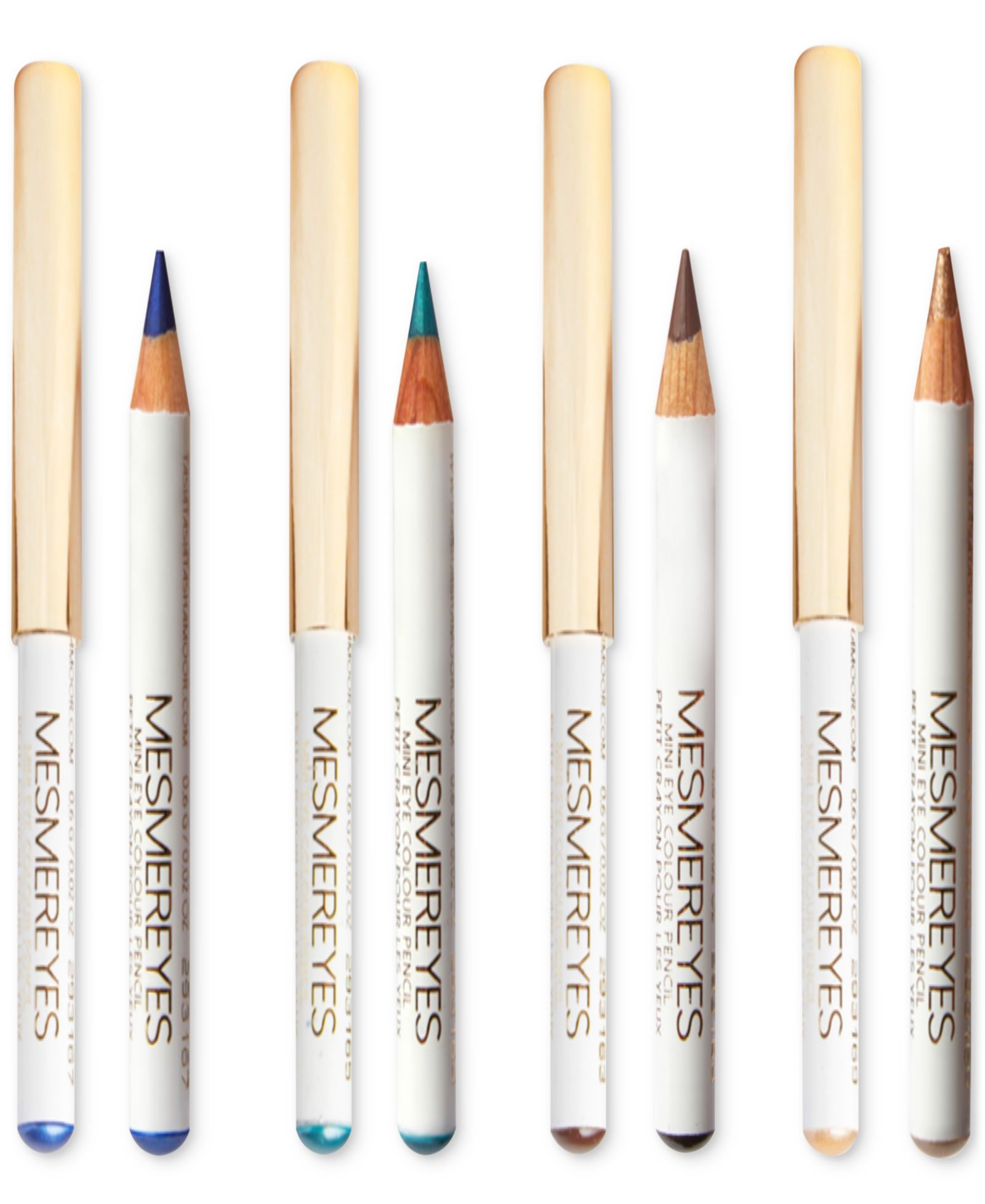 Набор Natasha Moor Eyes Bundle MesmerEYES Mini цветные карандаши для глаз, 4 шт., 0.04 oz.