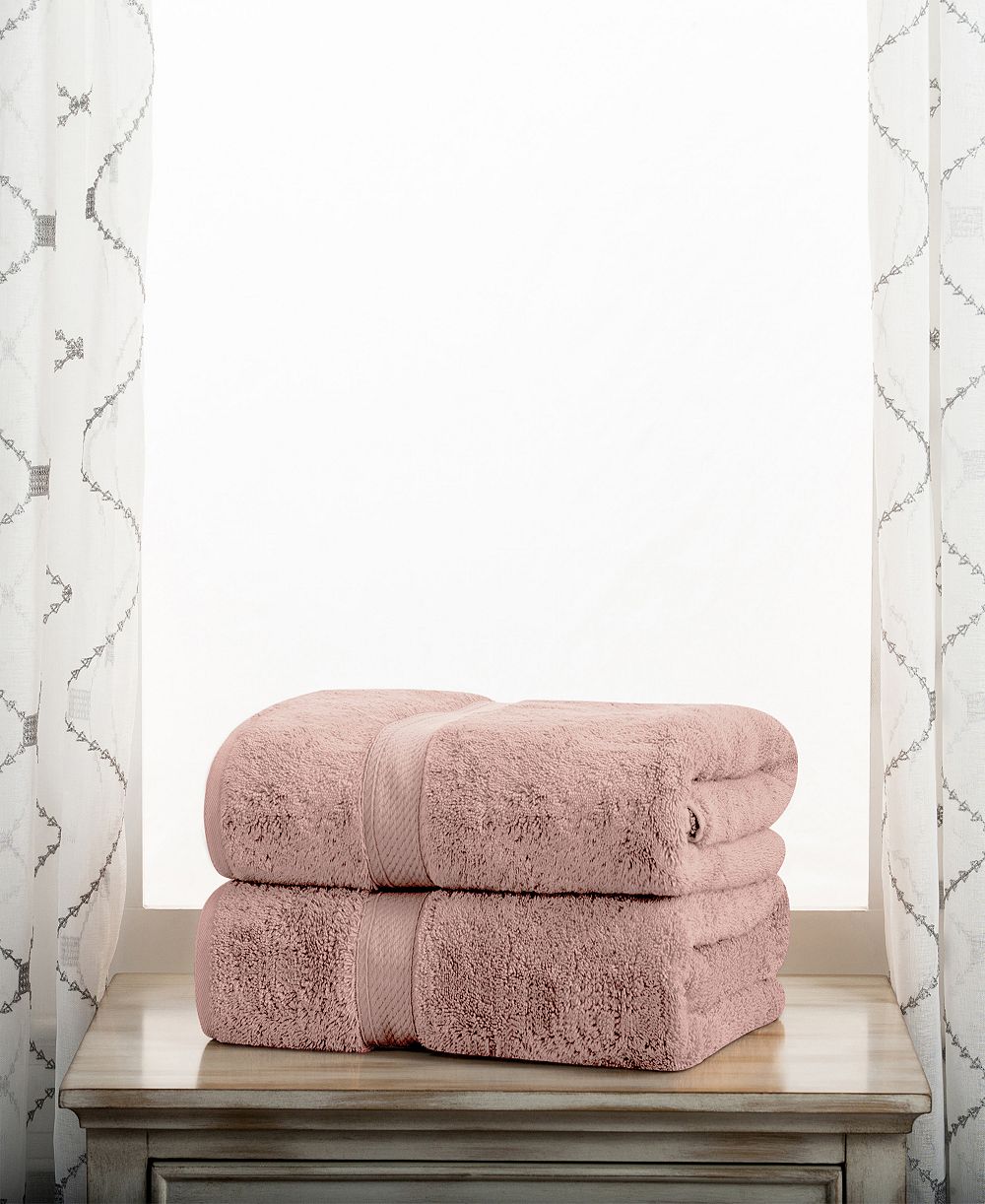 Superior 100% Egyptian Cotton 2-Pc Bath Towel Set