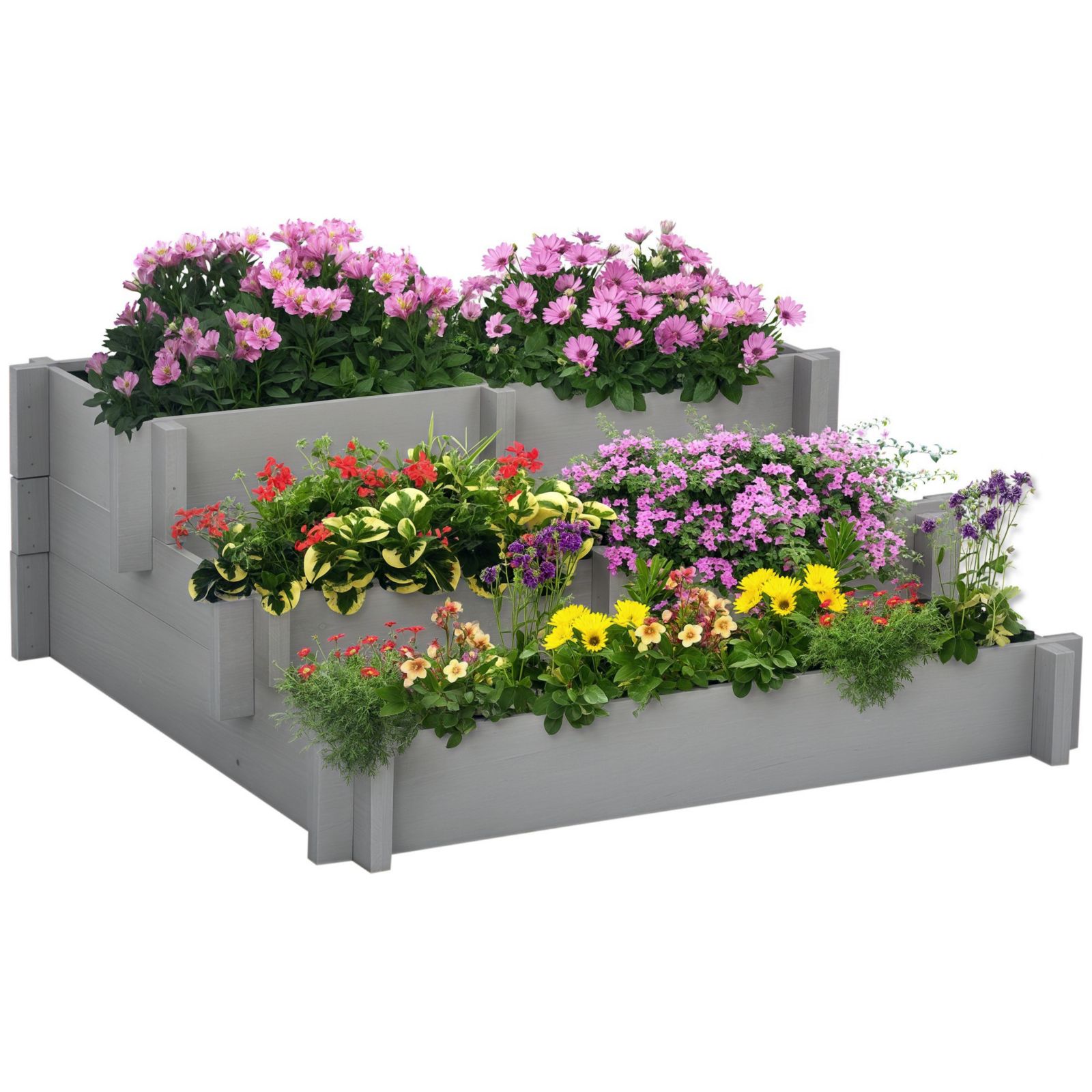 Садовая грядка Outsunny 3 Tier Raised