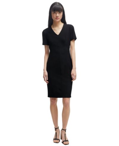 BOSS by Hugo Boss Women's Slim-Fit Full Rear Zip Dress