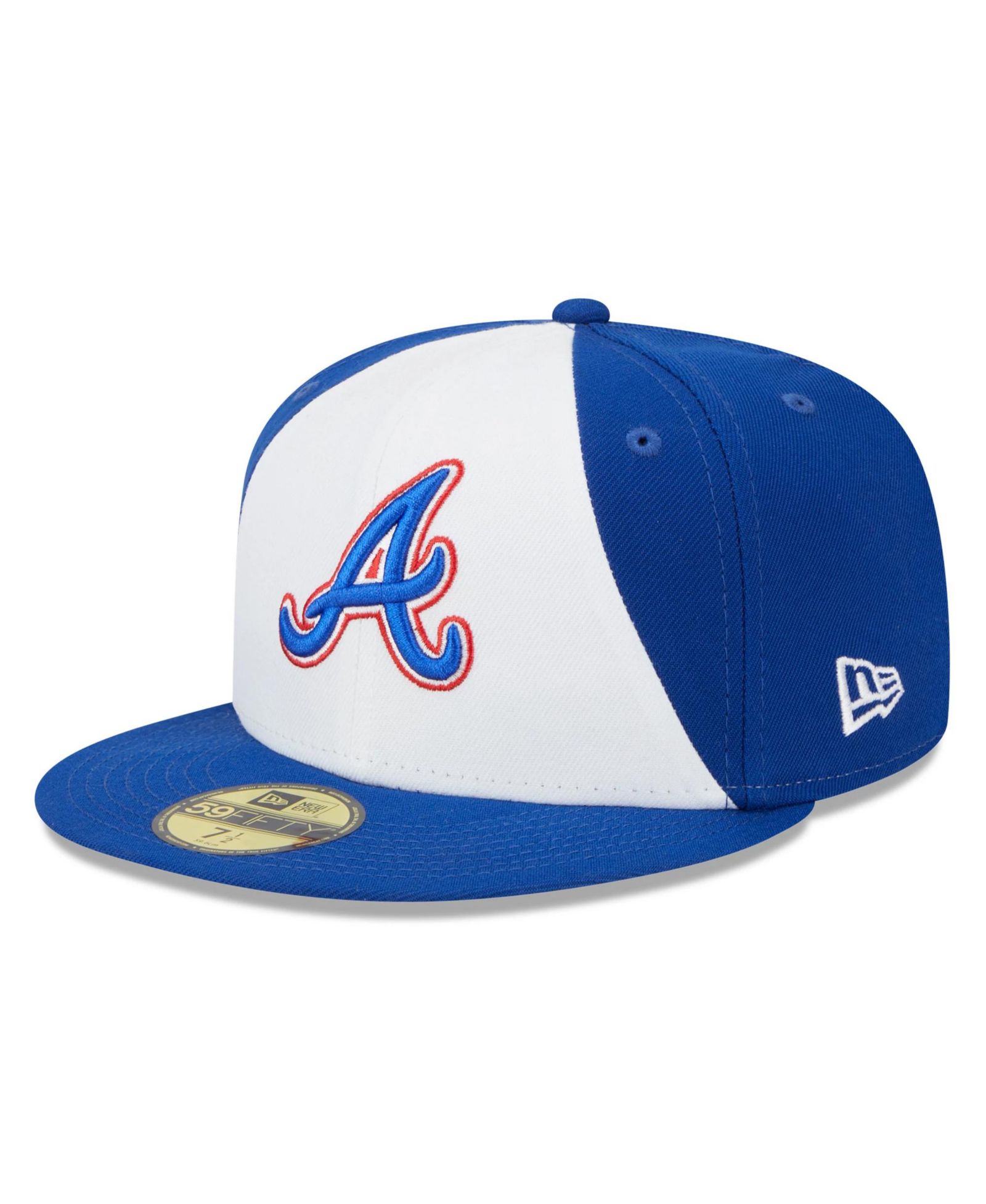 New Era Мужская кепка 59FIFTY Atlanta Braves City Connect, белая и синяя