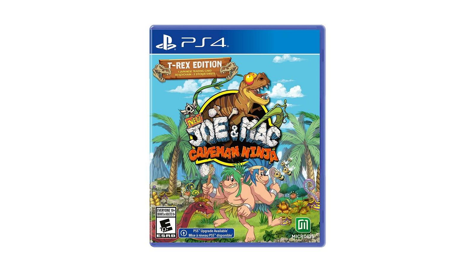 PS4 - NEW JOE & MAC CAVEMAN NINJA T-REX EDITION