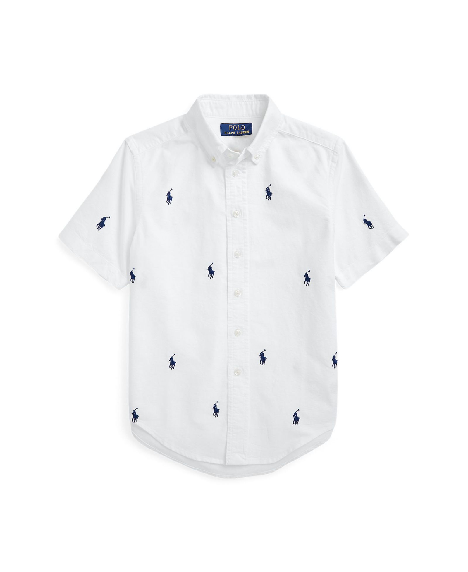 Рубашка Polo Ralph Lauren Toddler and Little Boys Polo Pony Oxford Short-Sleeve
