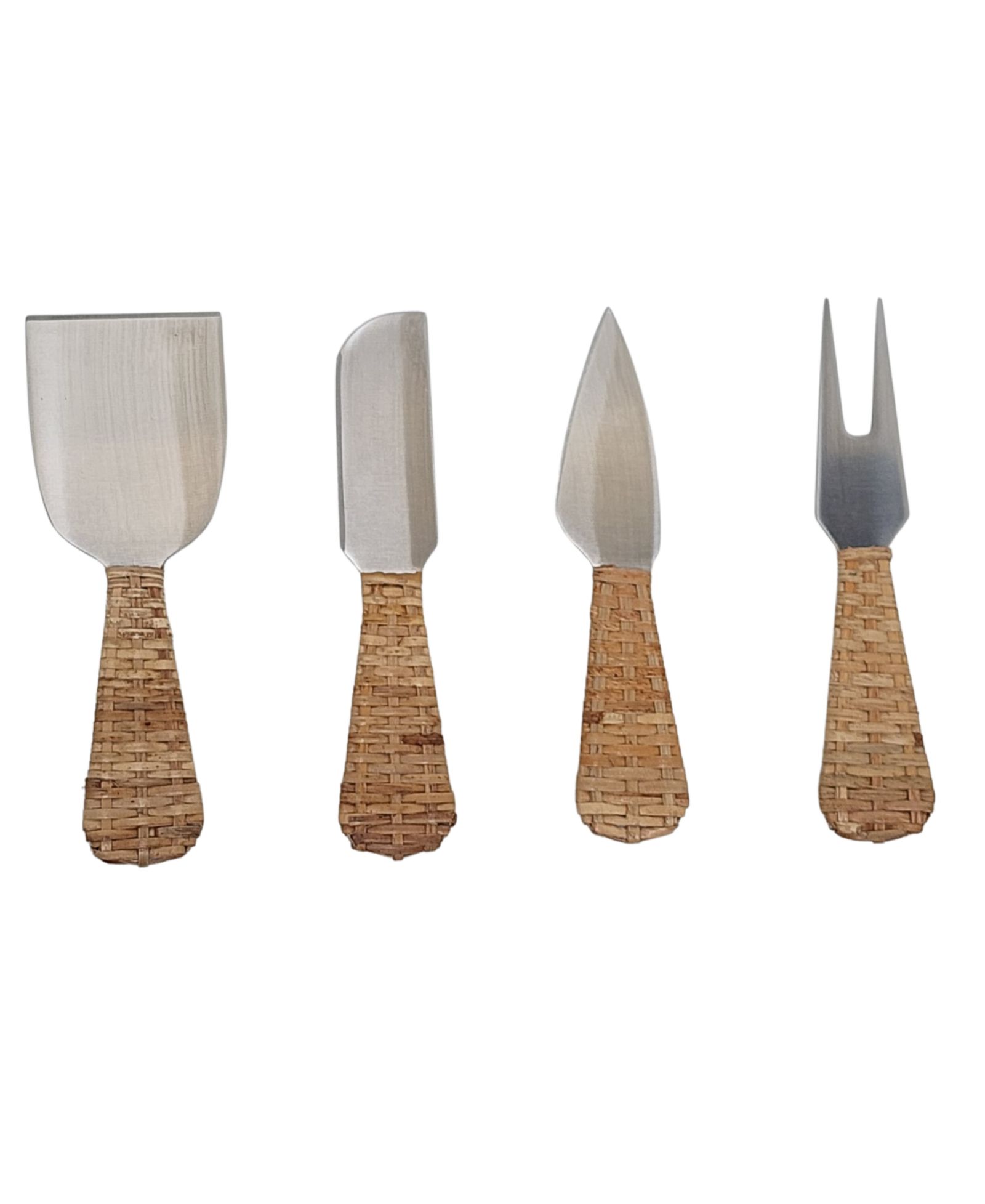 Ножи для сыра Artifacts Trading Company Rattan Stainless-Steel, комплект из 4 шт.
