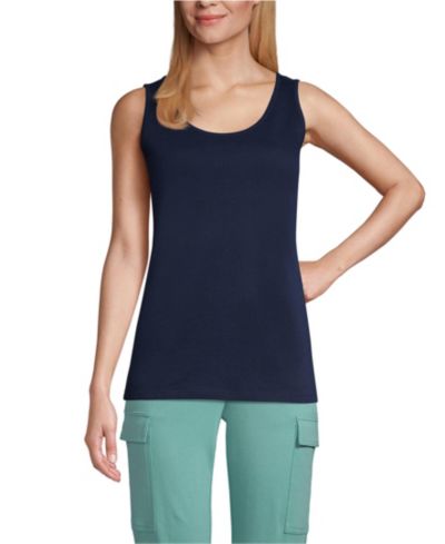 Lands' End Women's Cotton Tank Top