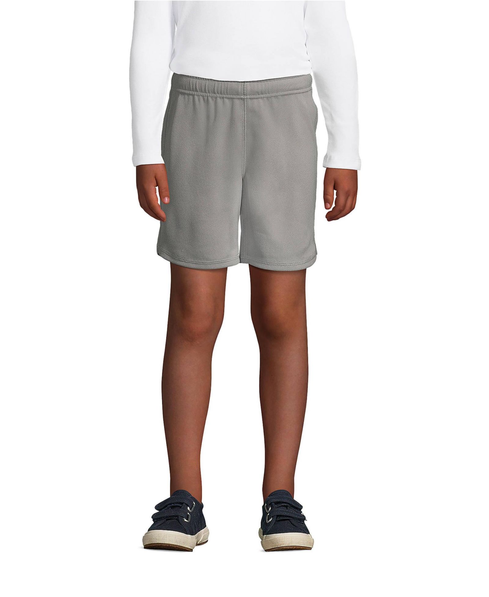 Шорты для физкультуры Lands' End School Uniform Mesh для девочек