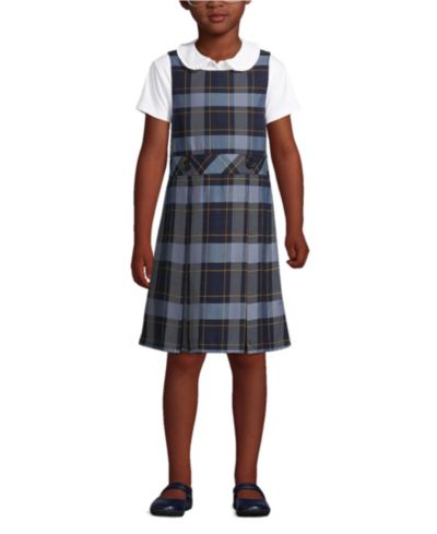 Classic navy plaid