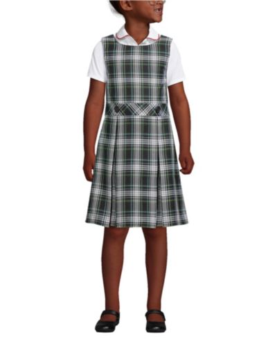 White/evergreen plaid