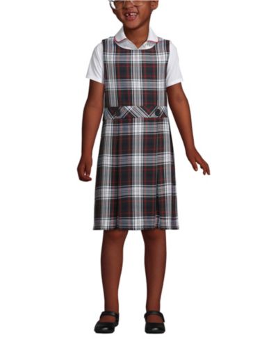 Evergreen/white plaid