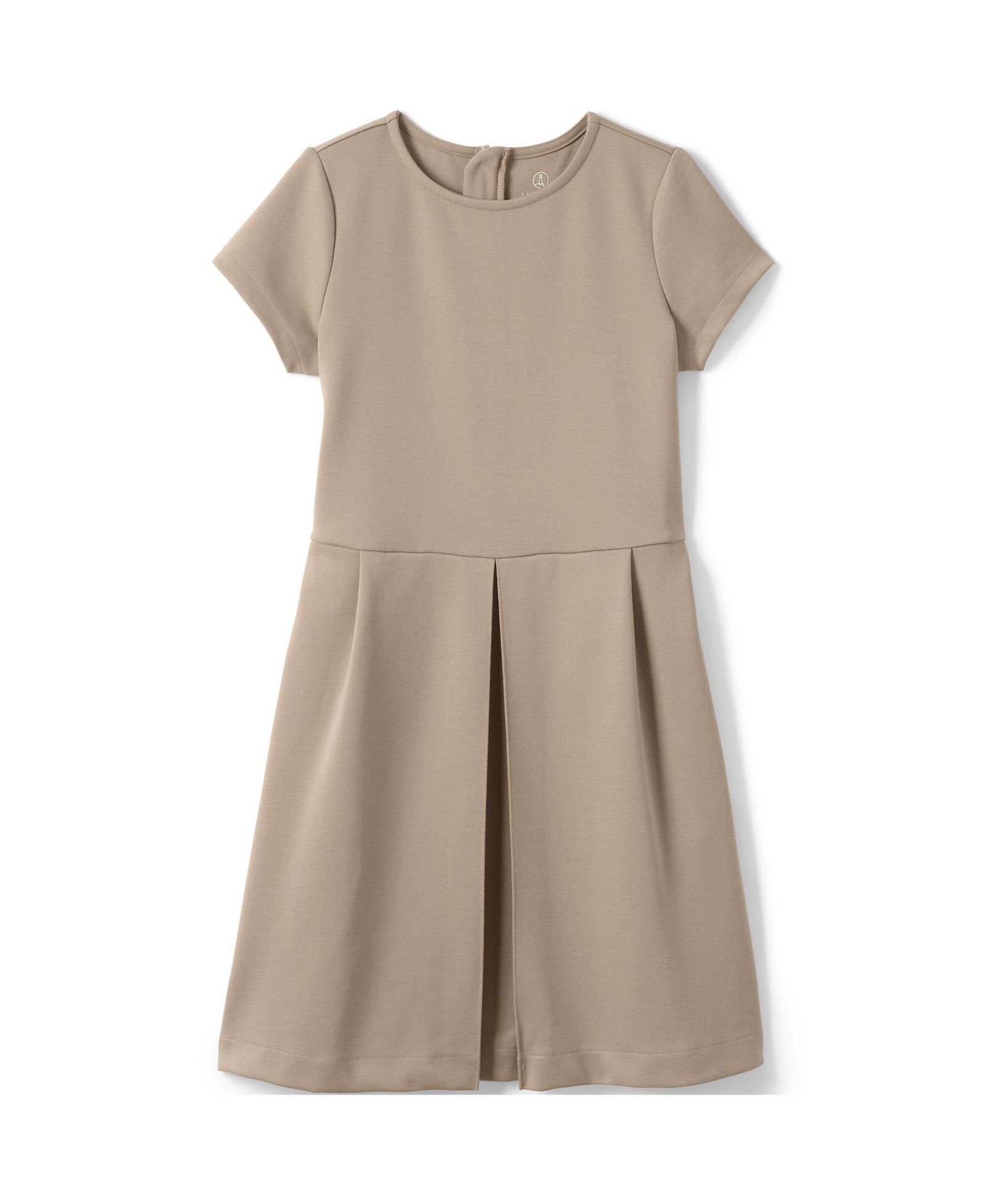 Детское школьное платье Lands' End Big Girls Short Sleeve Ponte