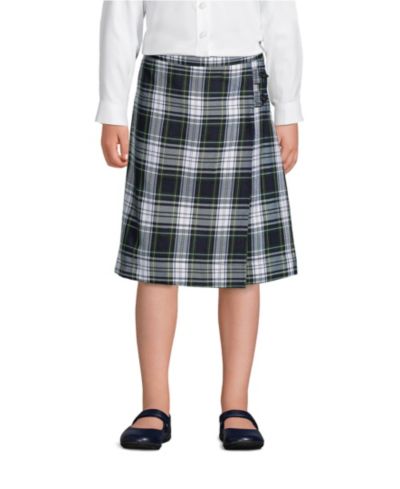 Детская плиссированная юбка Lands' End School Uniform A-line