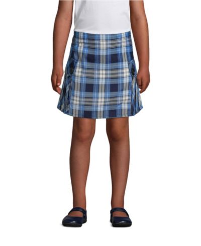 Clear blue plaid