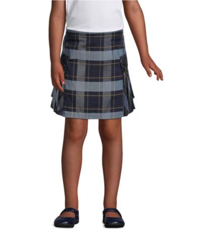 Classic navy plaid
