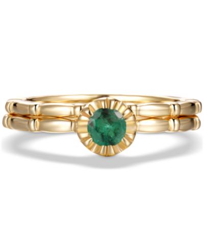 Комплект Ruby Bridal Set (1/3 ct. t.w.) в 14k Gold-Plated Sterling Silver
