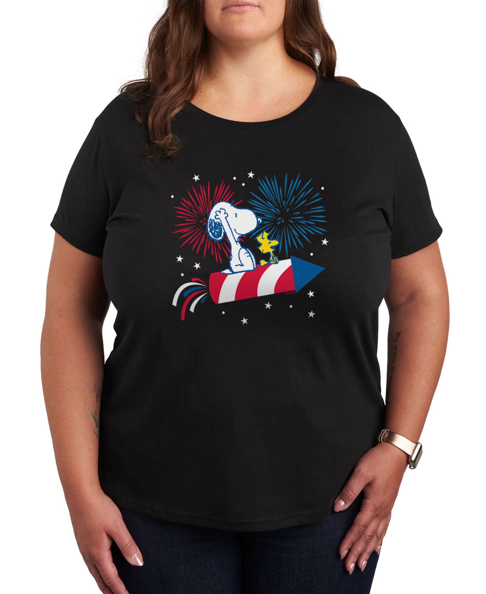 Футболка Hybrid Apparel Peanuts 4th of July