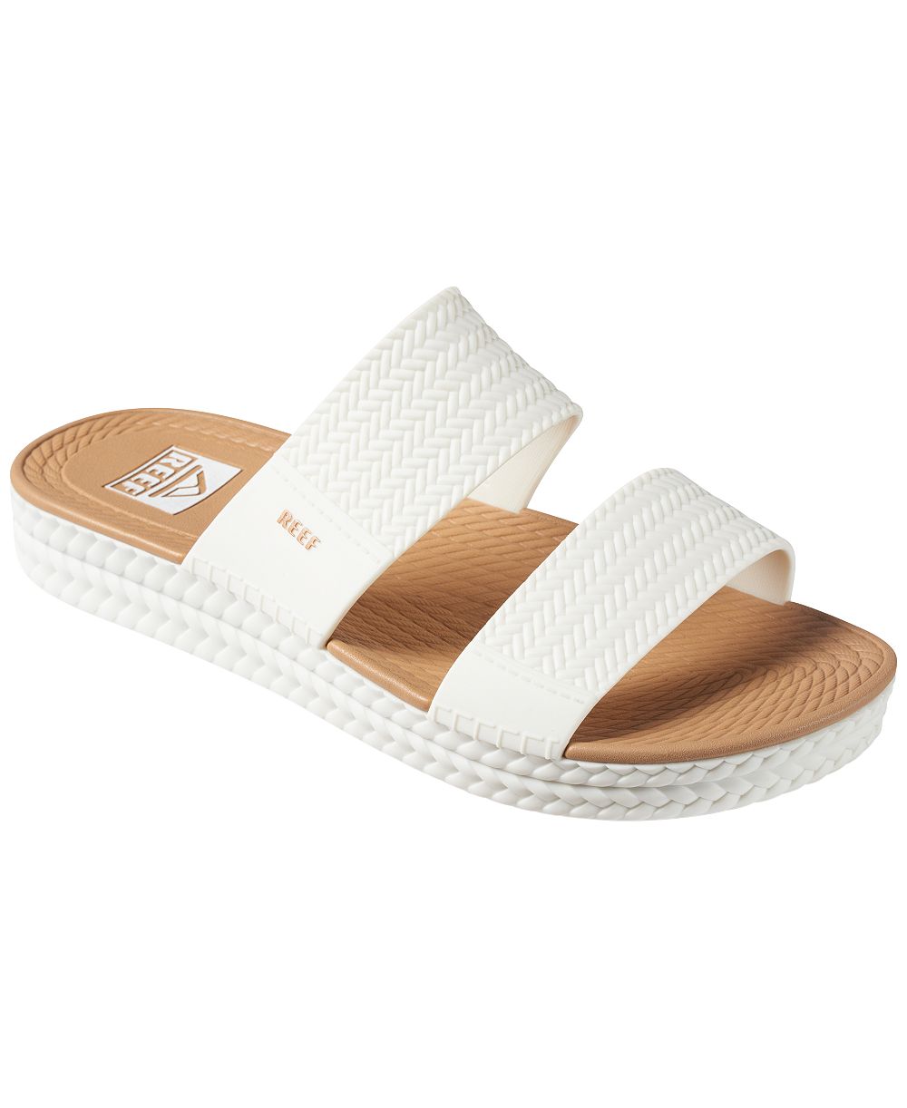REEF Women's Water Vista Slide Flat Sandals