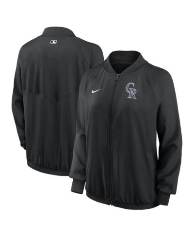 Nike куртка с полной молнией для женщин, Black Colorado Rockies Authentic Collection