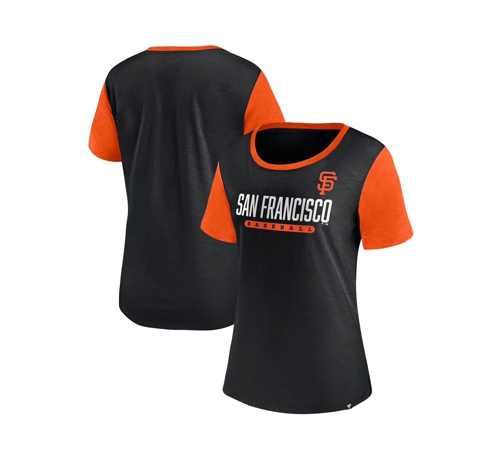 Женская футболка Fanatics Black San Francisco Giants Mound