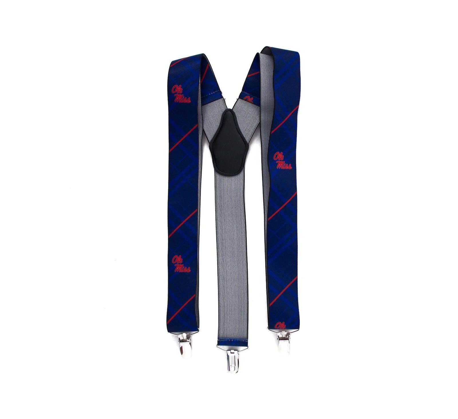Men's Blue Ole Miss Rebels Suspenders