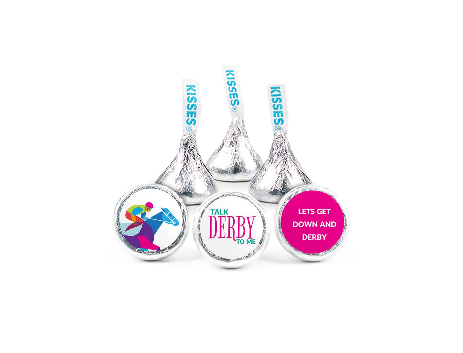 Шоколад Just Candy Kentucky Horse Derby Hershey's Kisses, 90 Pieces