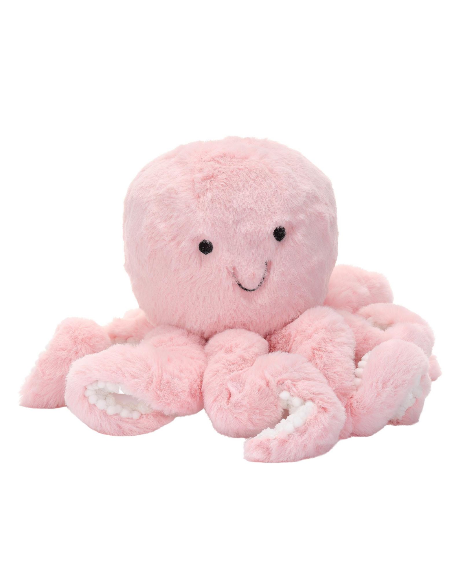 Lambs and Ivy Sea Dreams Pink Plush Octopus Stuffed Animal Toy - Bubbles