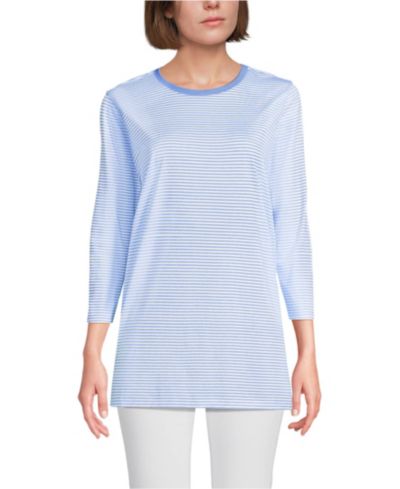 Light sea blue micro stripe
