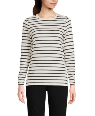 Ivory/black breton stripe