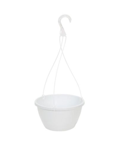 Akro Mils HSI10008A10 подвесная корзина Euro Swirl белая, 10-Inch
