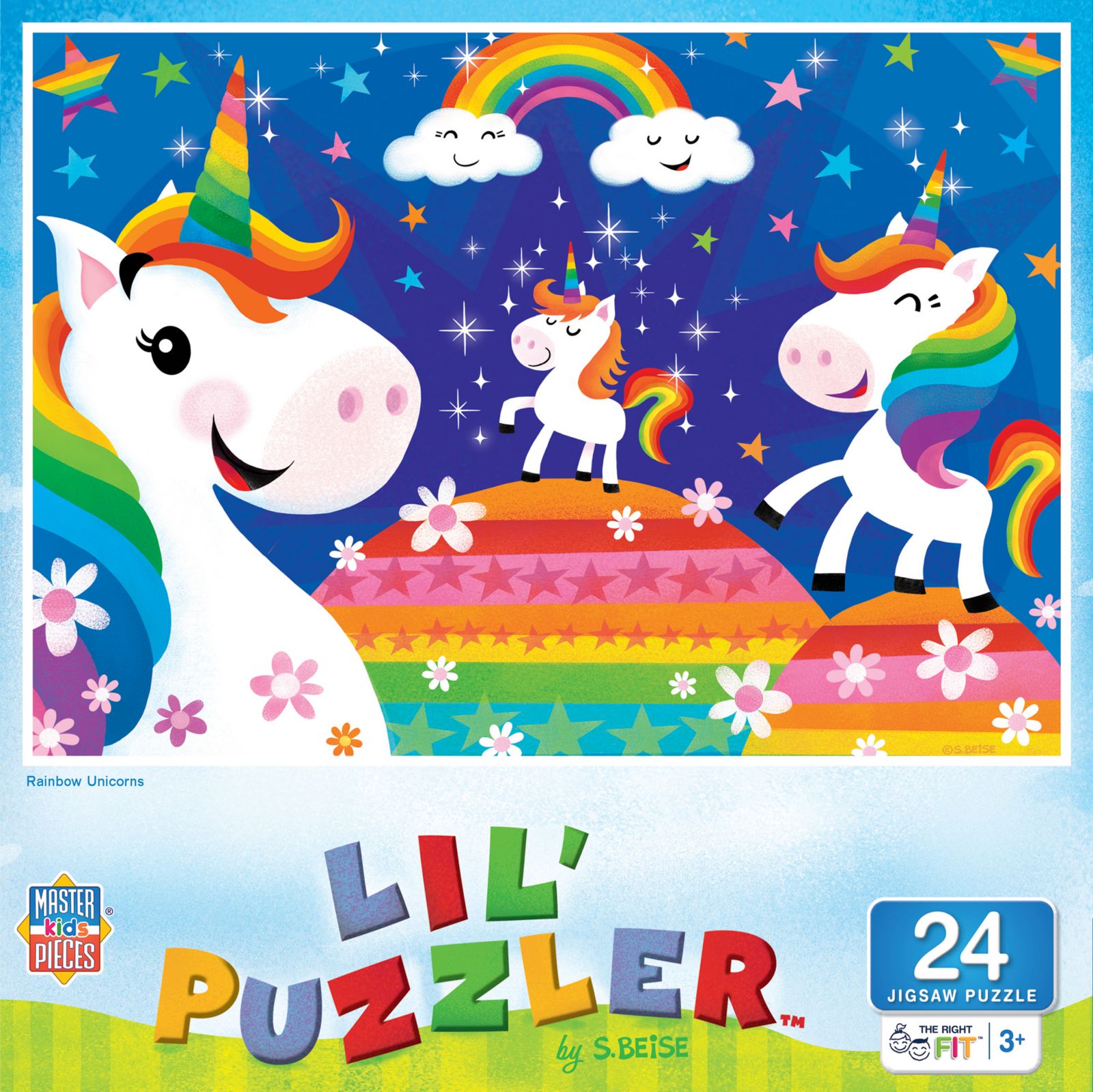 Lil Puzzler пазл Rainbow Unicorns, 24 детали