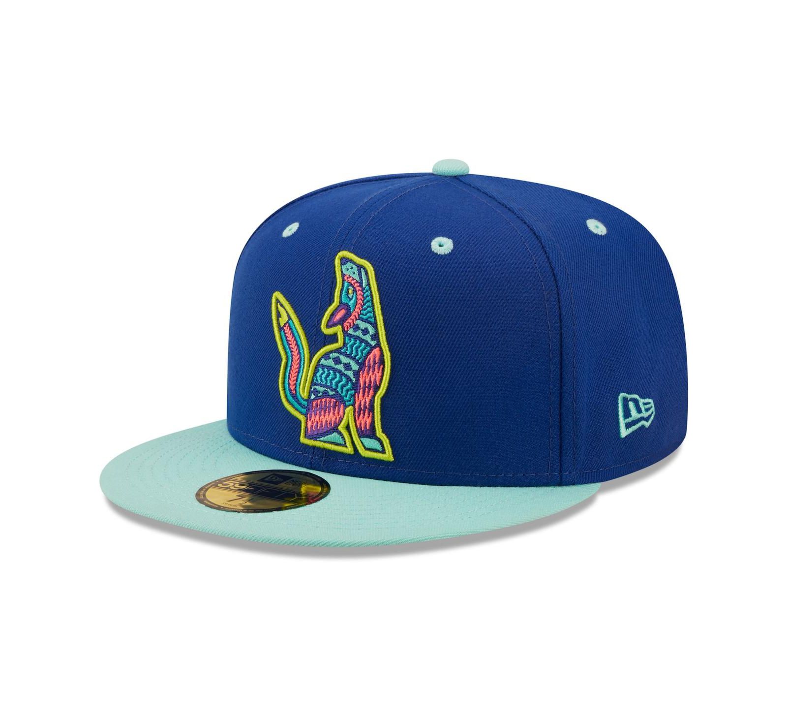 Men's New Era Blue, Mint Sonadores de Hillsboro Copa De La Diversion 59FIFTY Fitted Hat