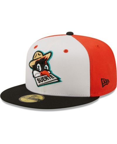 Мужская кепка New Era 59FIFTY Fitted, белая и черная, Pajaritos de Norfolk Copa De La Diversion