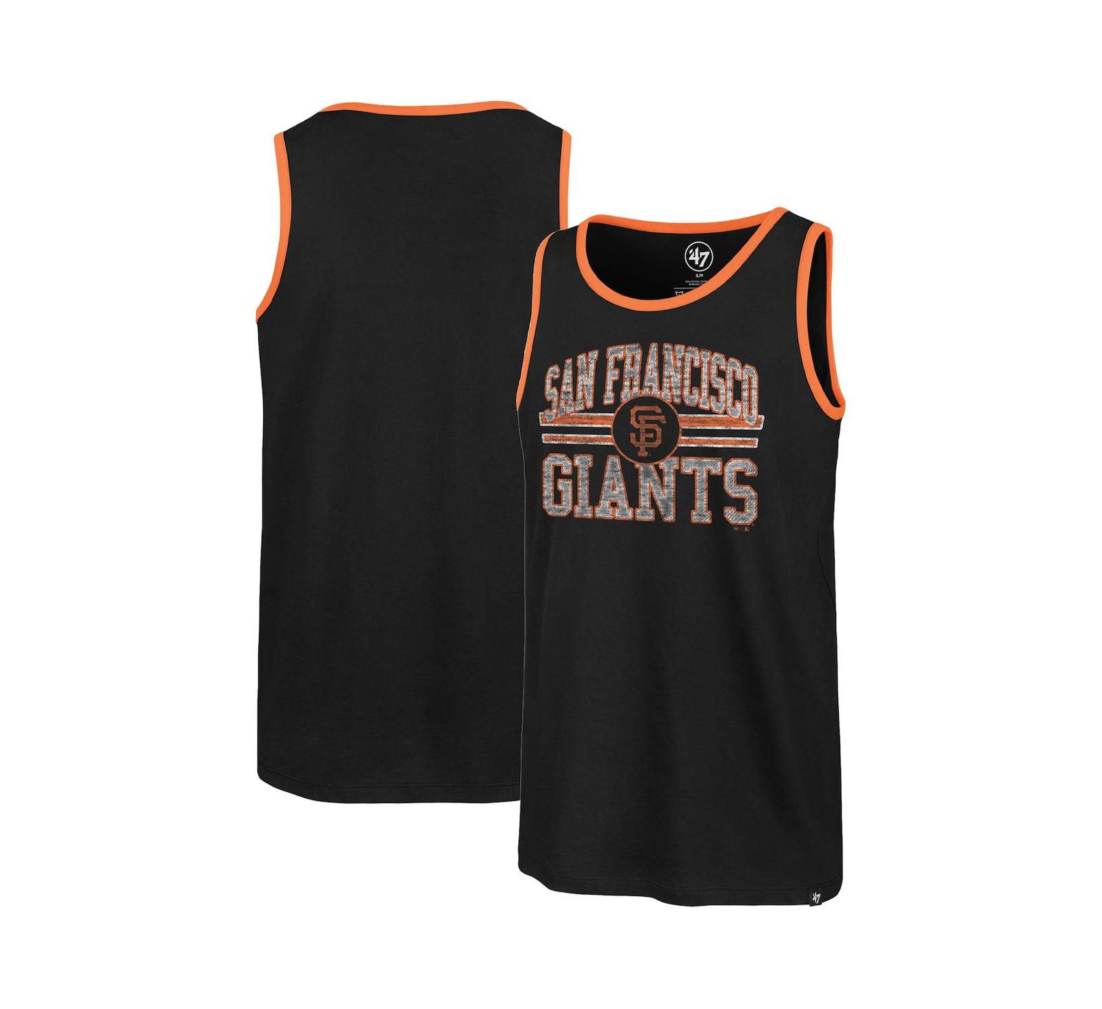 Мужская майка Winger Franklin '47 Brand Black San Francisco Giants