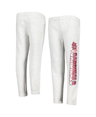 Флисовые брюки Outerstuff Ash St. Louis Cardinals для мальчиков и девочек