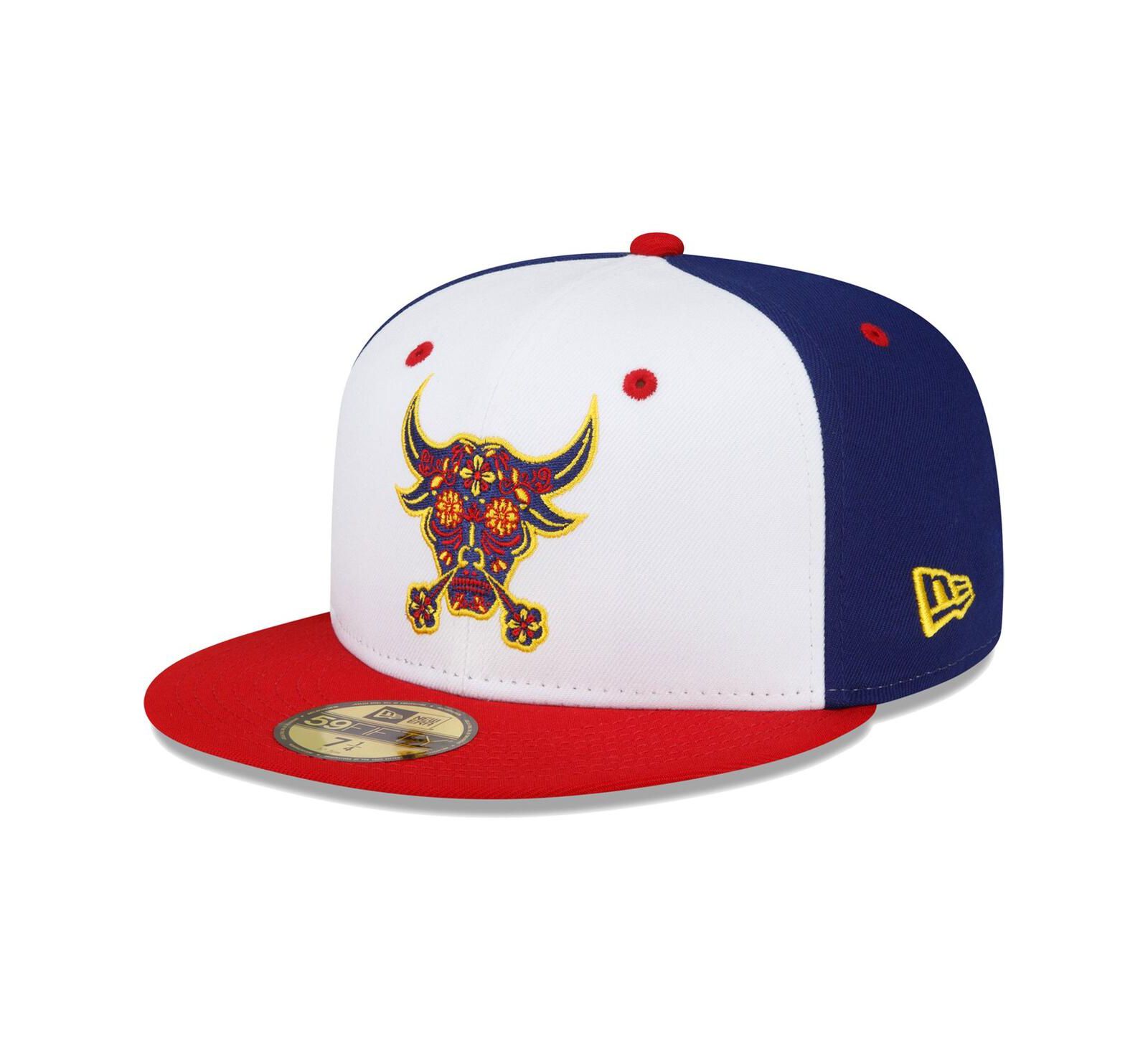 Men's New Era White Durham Bulls Copa De La Diversion 59FIFTY Fitted Hat