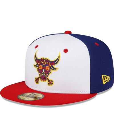 Men's New Era White Durham Bulls Copa De La Diversion 59FIFTY Fitted Hat