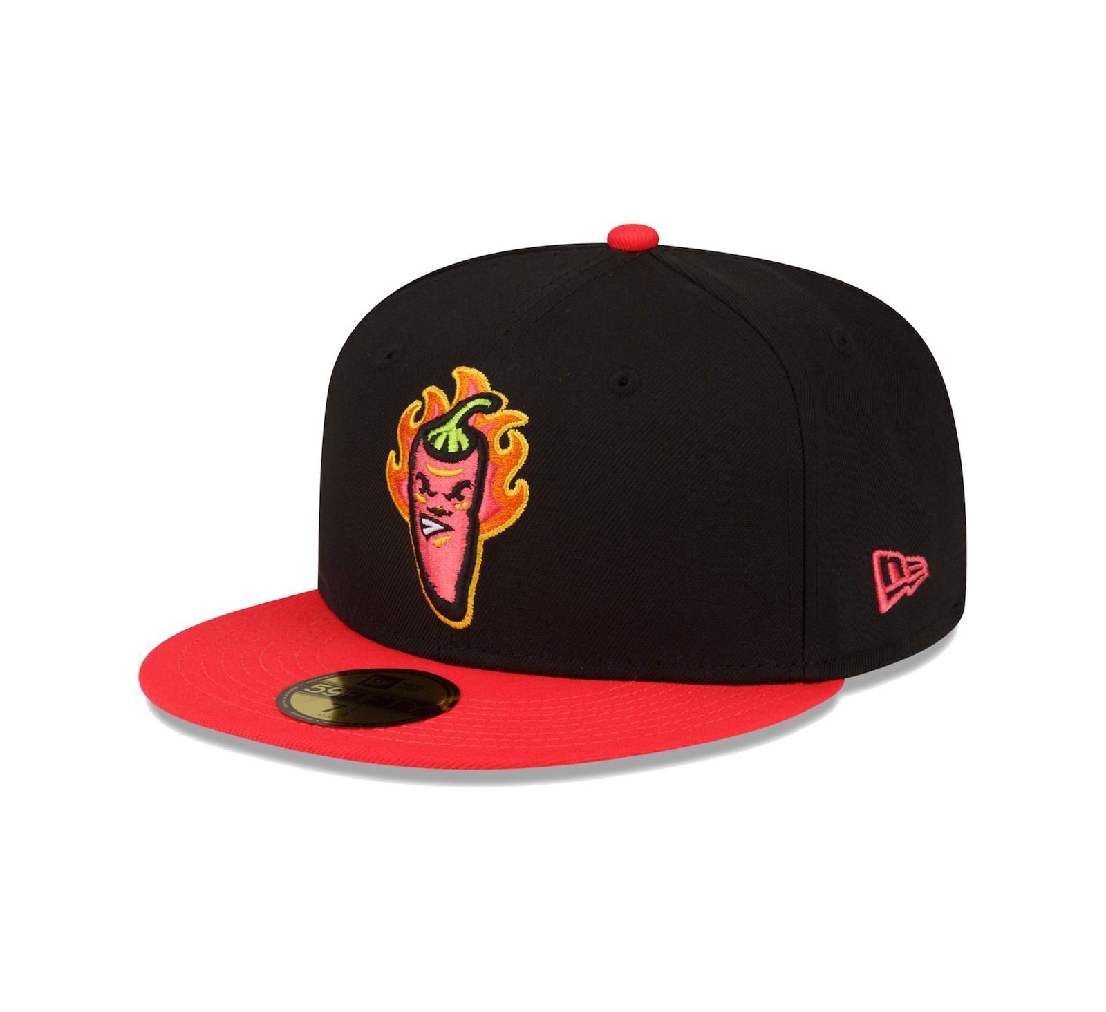 Men's New Era Black Lake County Captains Copa De La Diversion 59FIFTY Fitted Hat