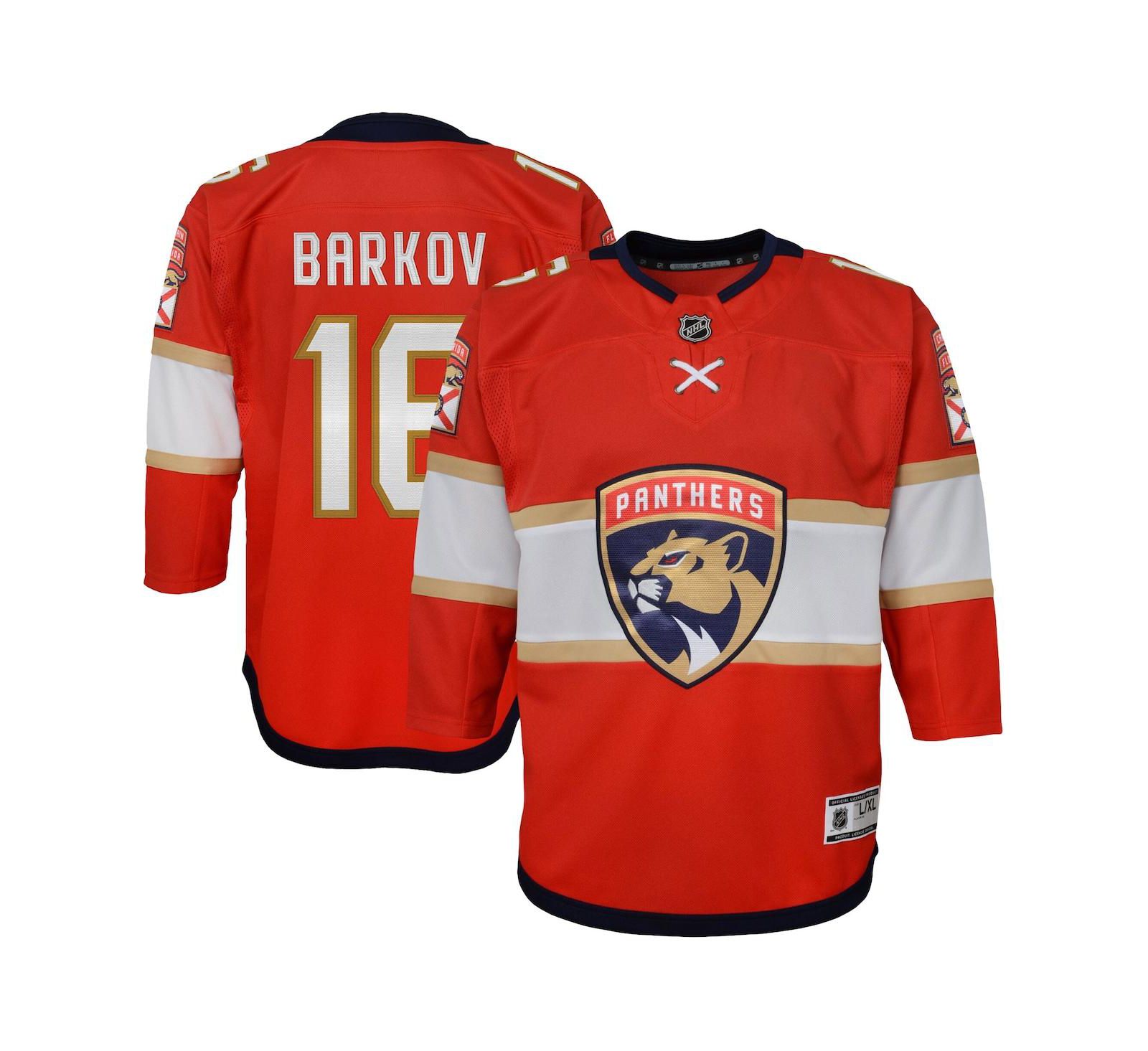 Детская джерси Outerstuff Aleksander Barkov Red Florida Panthers