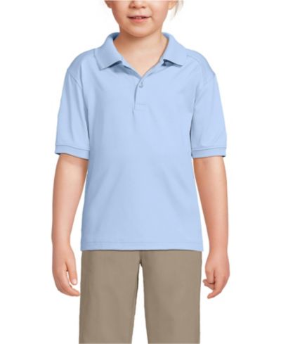 Поло Lands' End School Uniform Kids Short Sleeve Rapid Dry