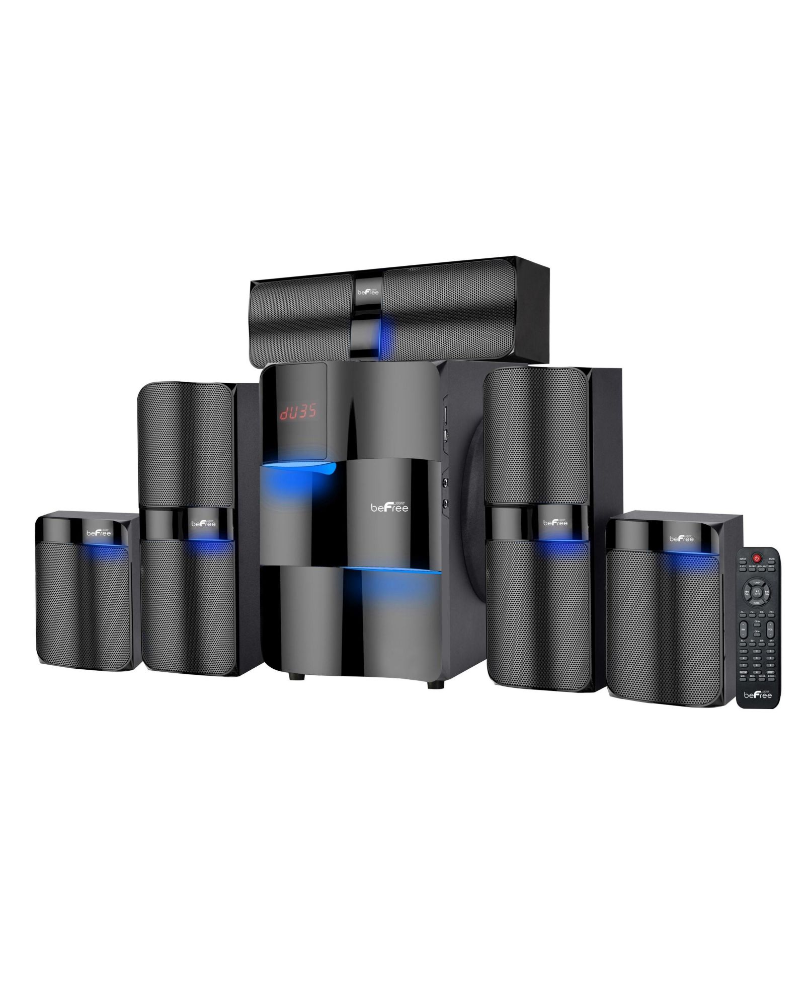 beFree Sound Система Bluetooth колонок с объемным звуком 5.1 канала